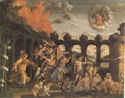 Andrea Mantegna Minerva Chases the Vices from the Garden f Virtue (mk05) oil on canvas